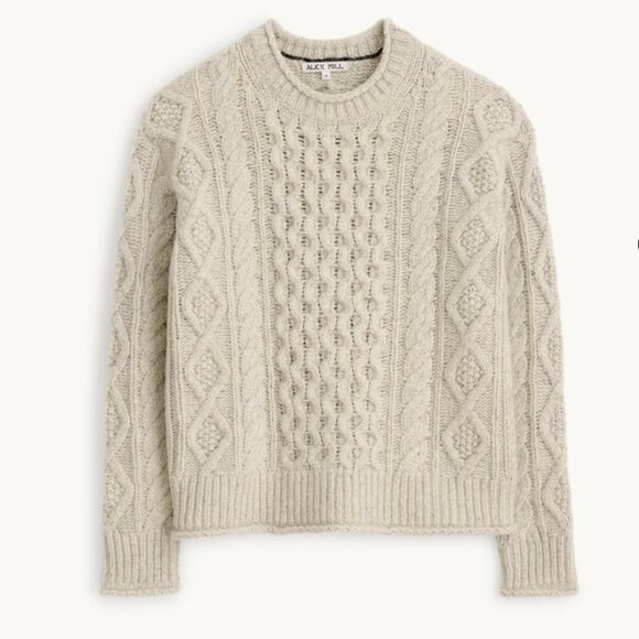 Alex Mill Catskill Weekend Sweater in Barley - Picture 1 of 6